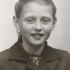 Annelies Schölerová as a schoolgirl