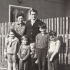 The witness in the front left with her parents and siblings, Jezová, 1967 