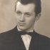 Martin Hrbáč, a graduation photo, Strážnice Grammar School, 1957 

