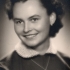 graduation photo of Slávka Chlumská (1954)