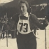 Bozena Kubíčková at a ski race in 1953
