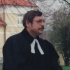 Jan Opočenský in 1996 in the parish house garden in Mělník