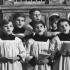 Pavel Mejsnar at Schola cantorum, Strahov Monastery, 1946. The tallest boy in the back