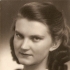 Marta Sturt at the age of nineteen. Graduation photograph