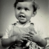 Jana Hochová in her childhood, 1956