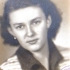 Věra Benešová during her studies at the grammar school - 1950s
