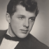 Vladimír Knob at the end of his high school studies, 1958