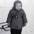 Ladislava Braná as a child in a residential area