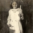 Brunhilde Spielvogelová (Kalianková) at First Communion, May 21, 1950