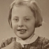 Věra Voženílková at the age of seven