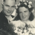 Wedding photo of Jan and Julie Kubkovi, Jaroměř 2nd September 1944
