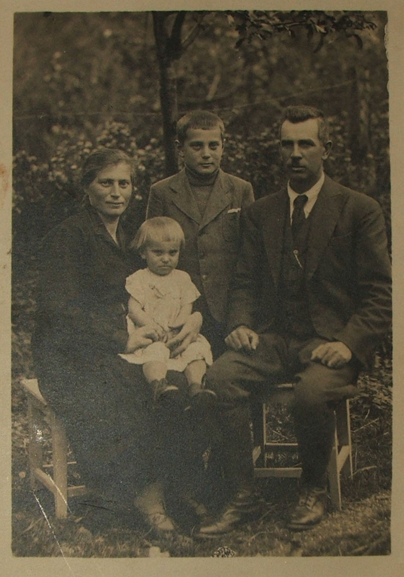 Kovaříkovi - rodina v třicátých letech