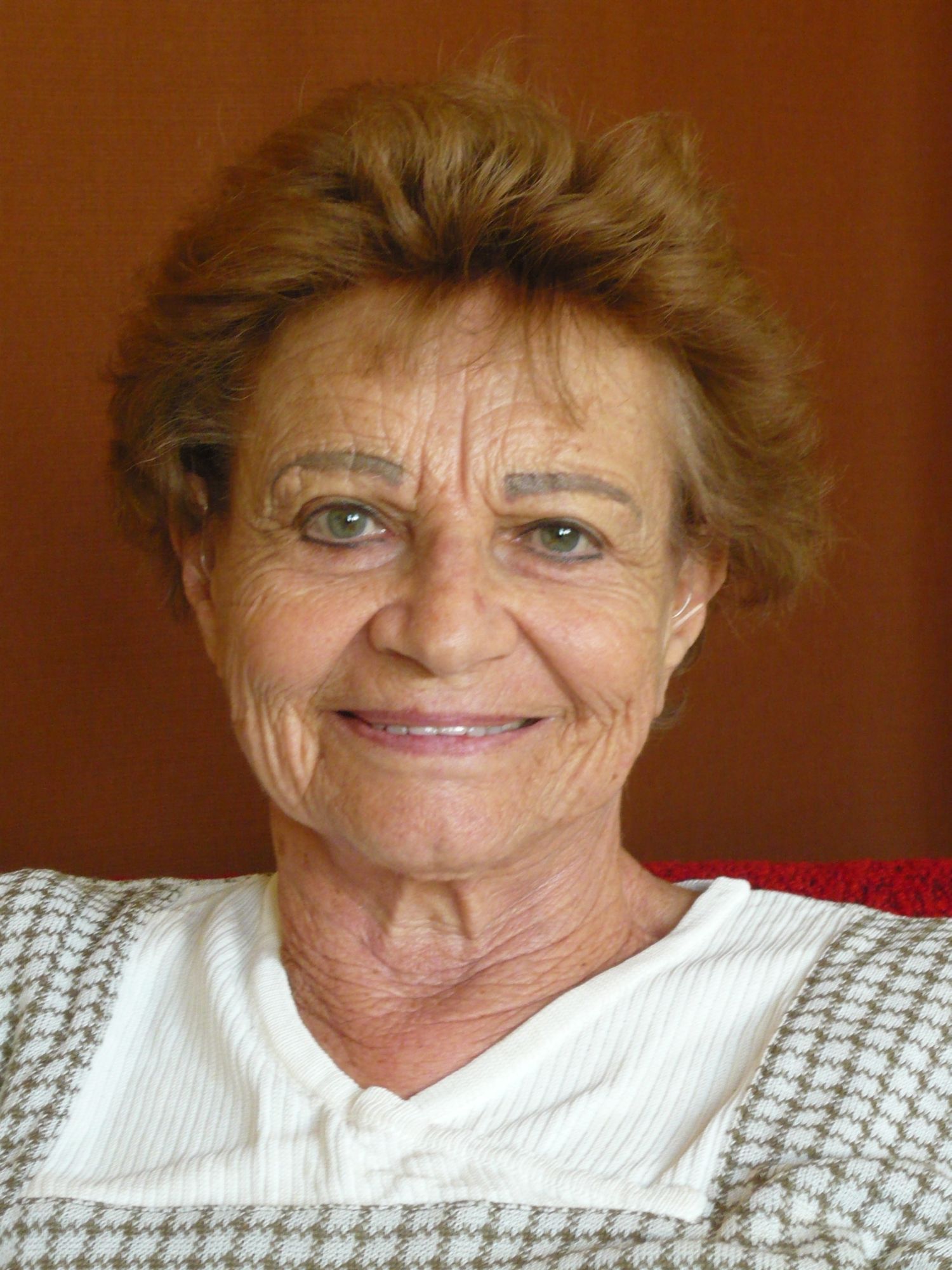 Ilsa Maier během natáčení rozhovoru v Praze v srpnu 2009