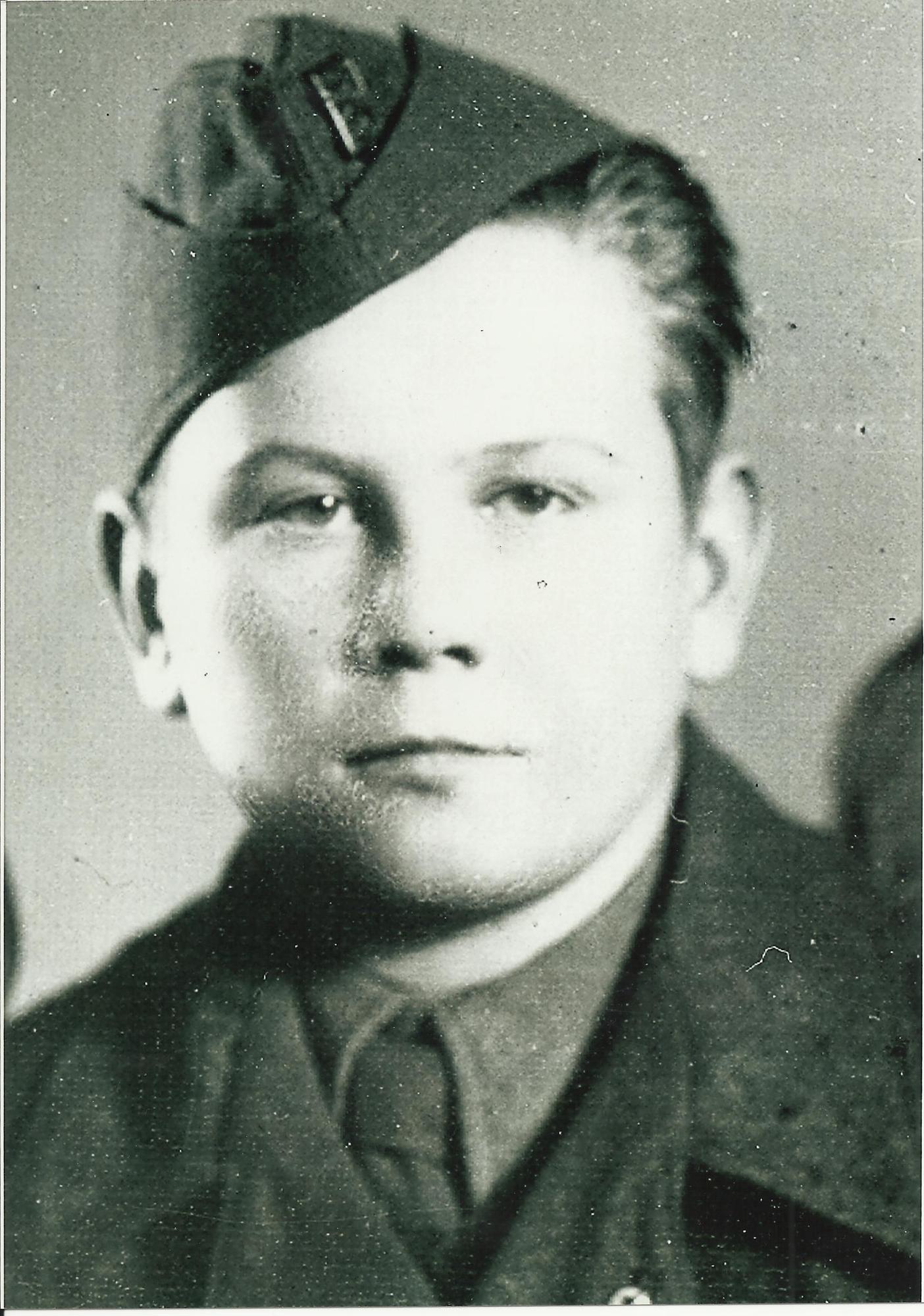 Josef Andres in a Czechoslovak uniform