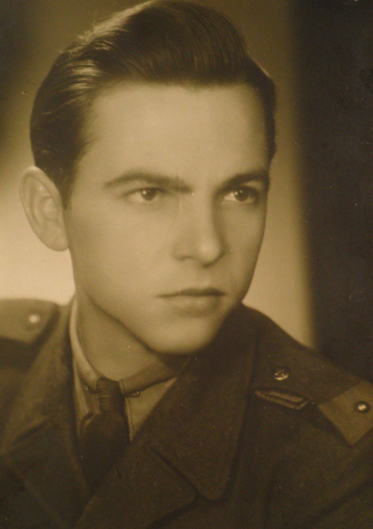 In the army in 1947.