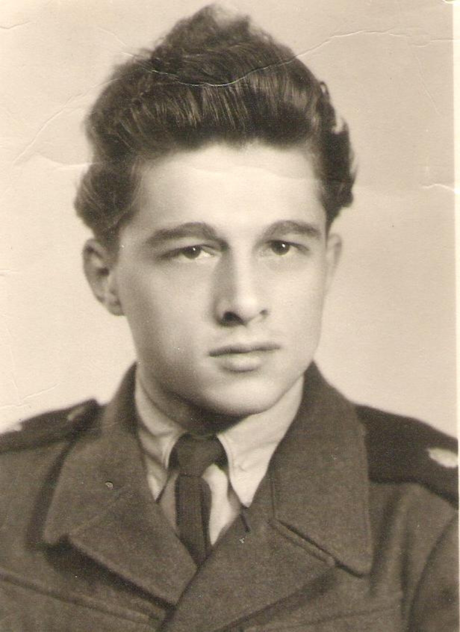 Otakar doing his military service, , Lom near Most, 1952
